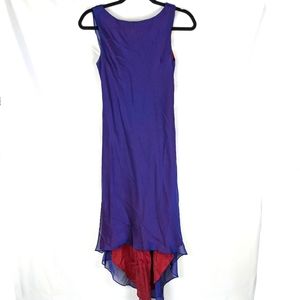 Purple & Blue Floaty Jessica Howard Dress s 4P